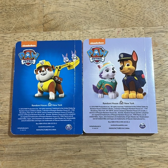 Paw Patrol Bundle of Two Board Books Ice Team and the Pups Save the Bunnies - Picture 2 of 2